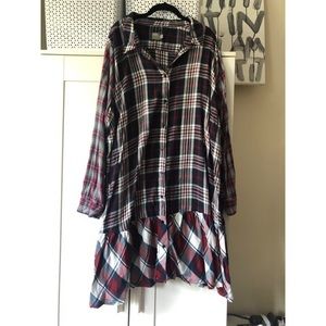 Flannel fall dress!